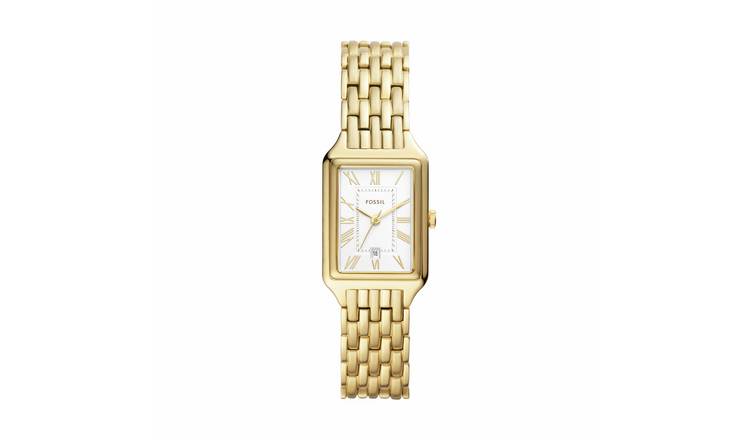 Fossil Raquel Gold Coloured Stainless Steel Bracelet Watch