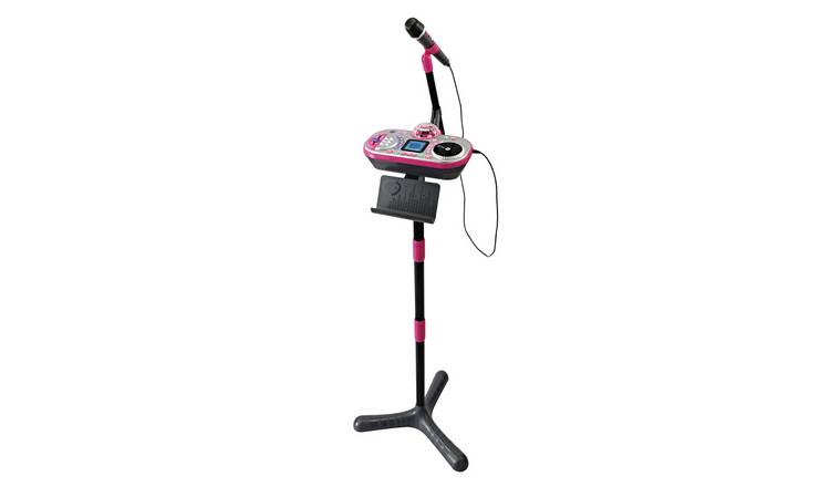 VTech Kidi Star Karaoke Machine Deluxe, 2 Microphones with AC Adapter, Pink