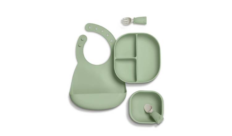 Mamas & Papas 4Pieces Meal-time Baby Starter Kit - Kiwi