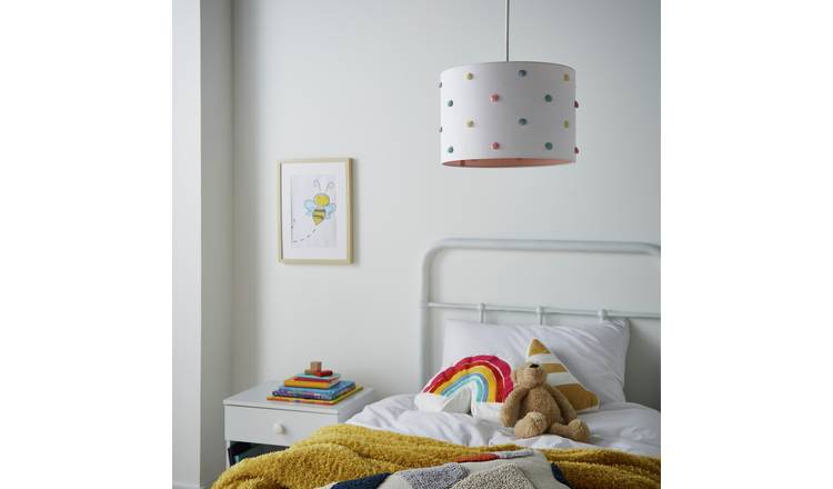 Glow Kids Pom Pom Easy Fit Lampshade - 30cm