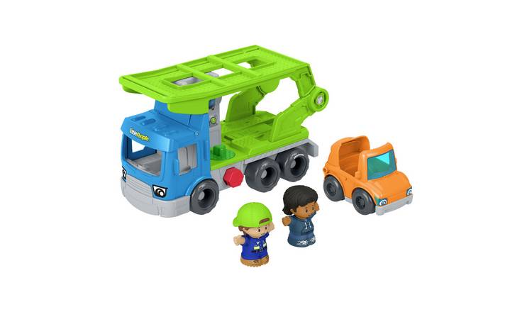 Fisher Price Little People Load & Roll Hauler Car Carrier Toddler Playset