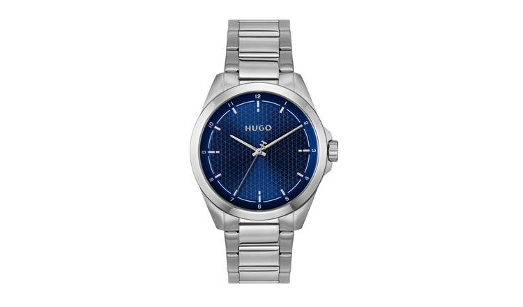 Hugo Stainless Steel Blue Dial Bracelet Watch