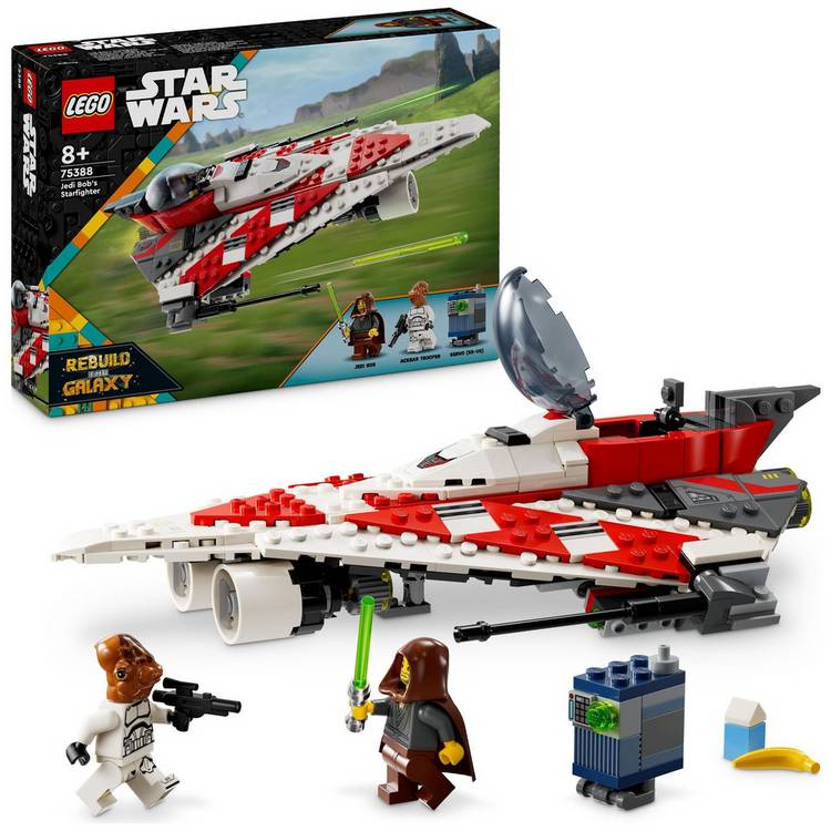 LEGO Star Wars Jedi Bob's Starfighter Building Toy Set 75388 0