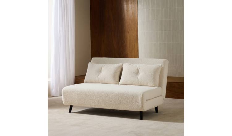 Habitat Roma Double Boucle Chairbed - Cream