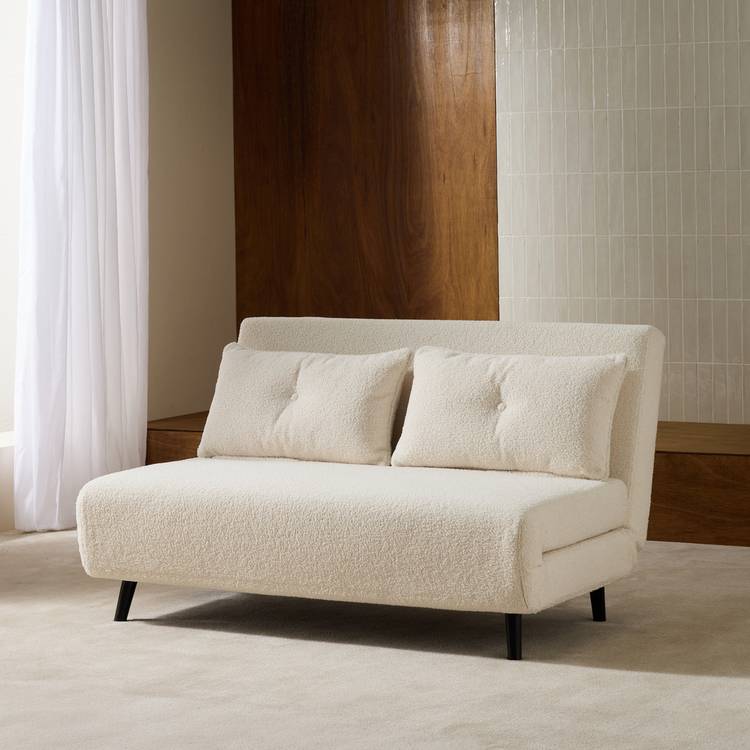 Habitat Roma Double Boucle Chairbed - Cream 0