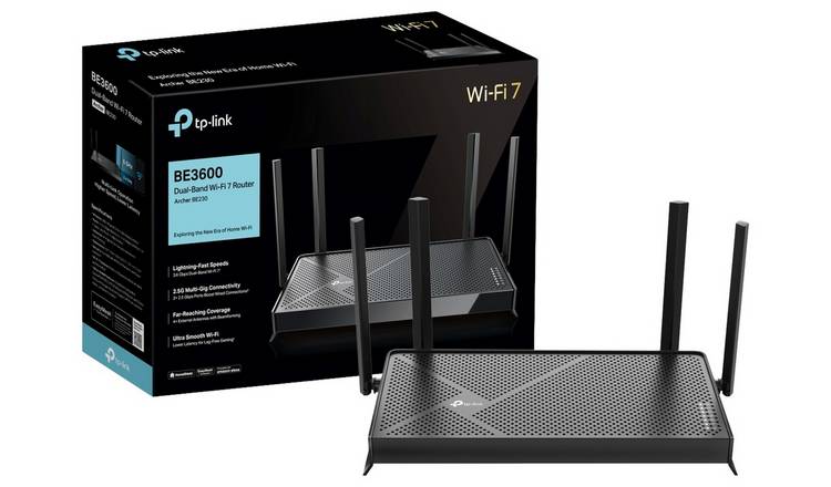 TP-Link BE230 BE3600 Dual-Band Wireless Wi-Fi 7 Router