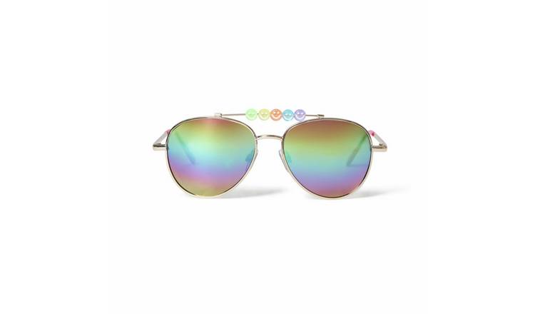 Flitzy Beaded Aviator Sunglasses