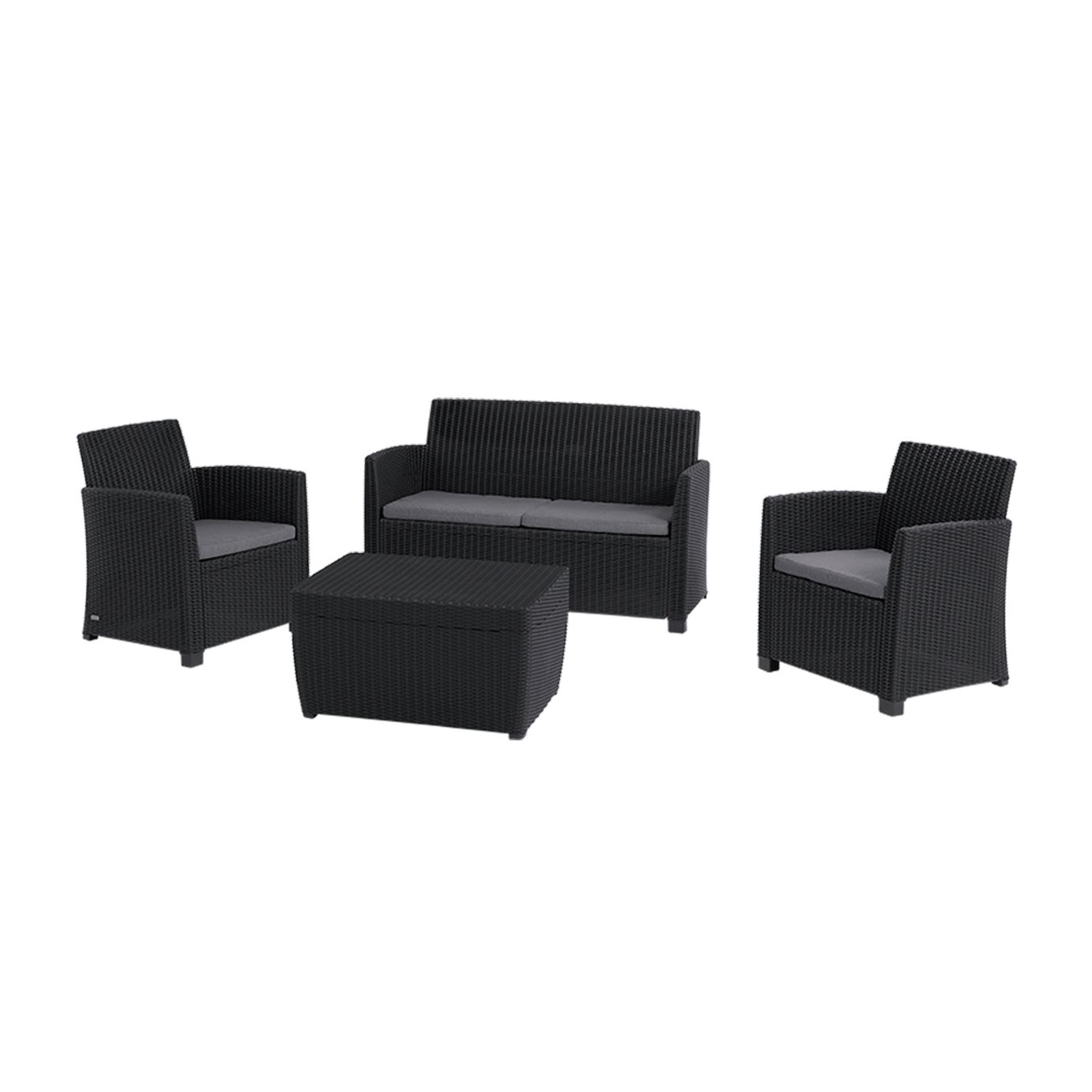 Keter 4-Seater Mia Lounge Set with Storage Table