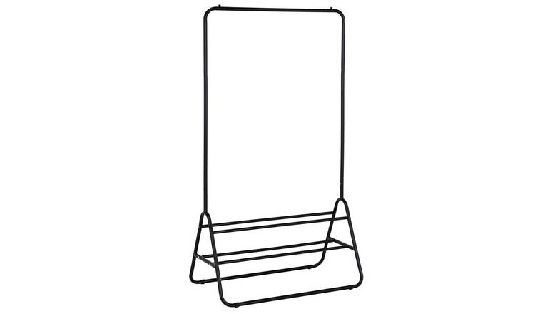 Buy Habitat Arnie Clothes Rail with Shoe Rack Black Argos