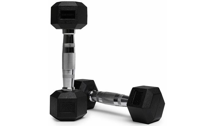 Northern Hex Cast Iron Dumbbells Set - 2 x 2Kg