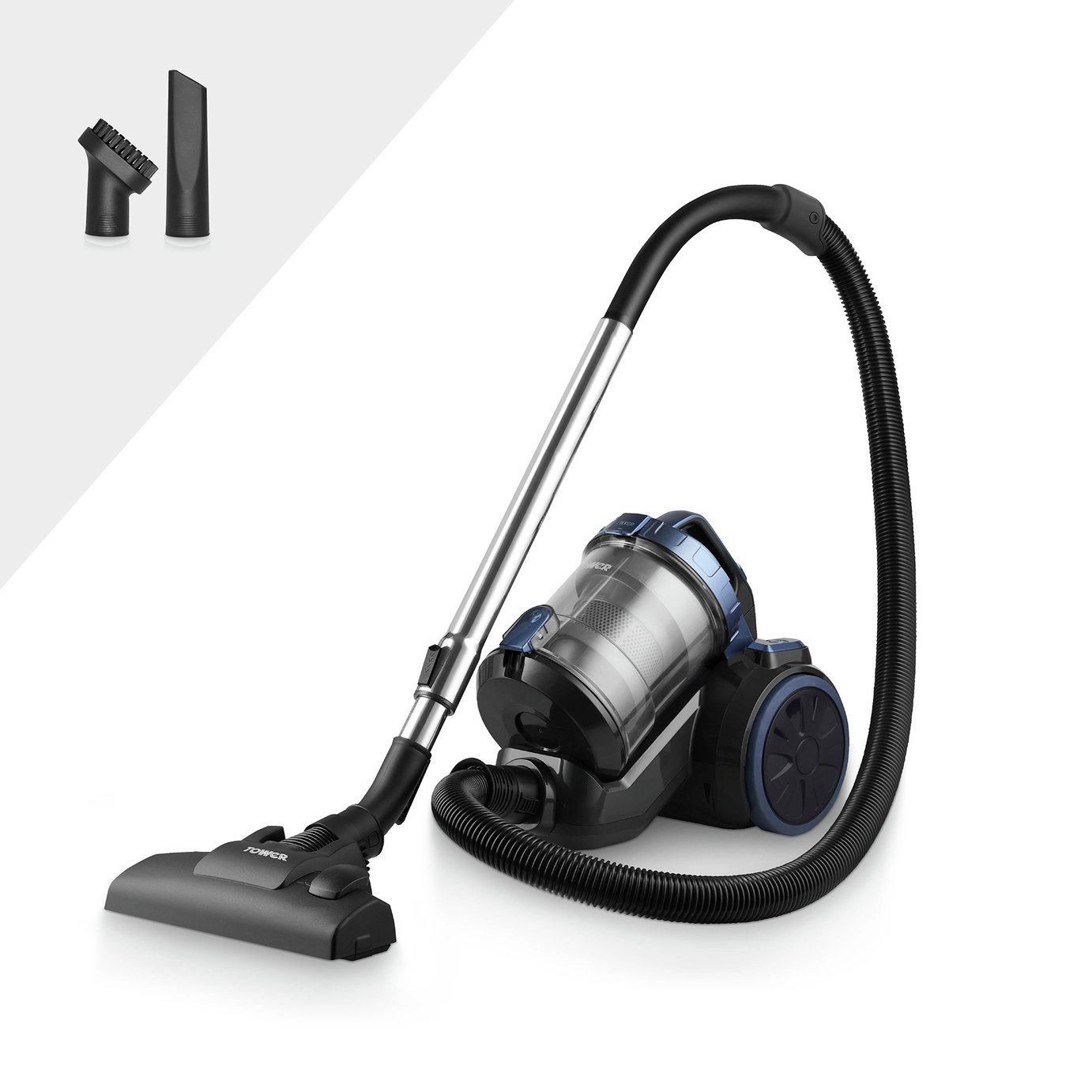 Tower Bagless Cylinder Corded Vacuum Cleaner
