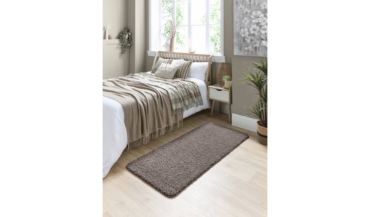 Buddy Mocha Brown Shaggy Runner - 67x150cm