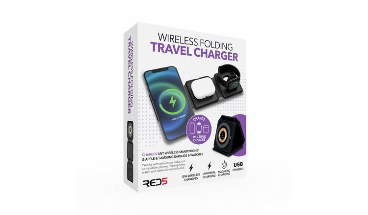 Menkind 3-in-1 Wireless Folding Travel Charger