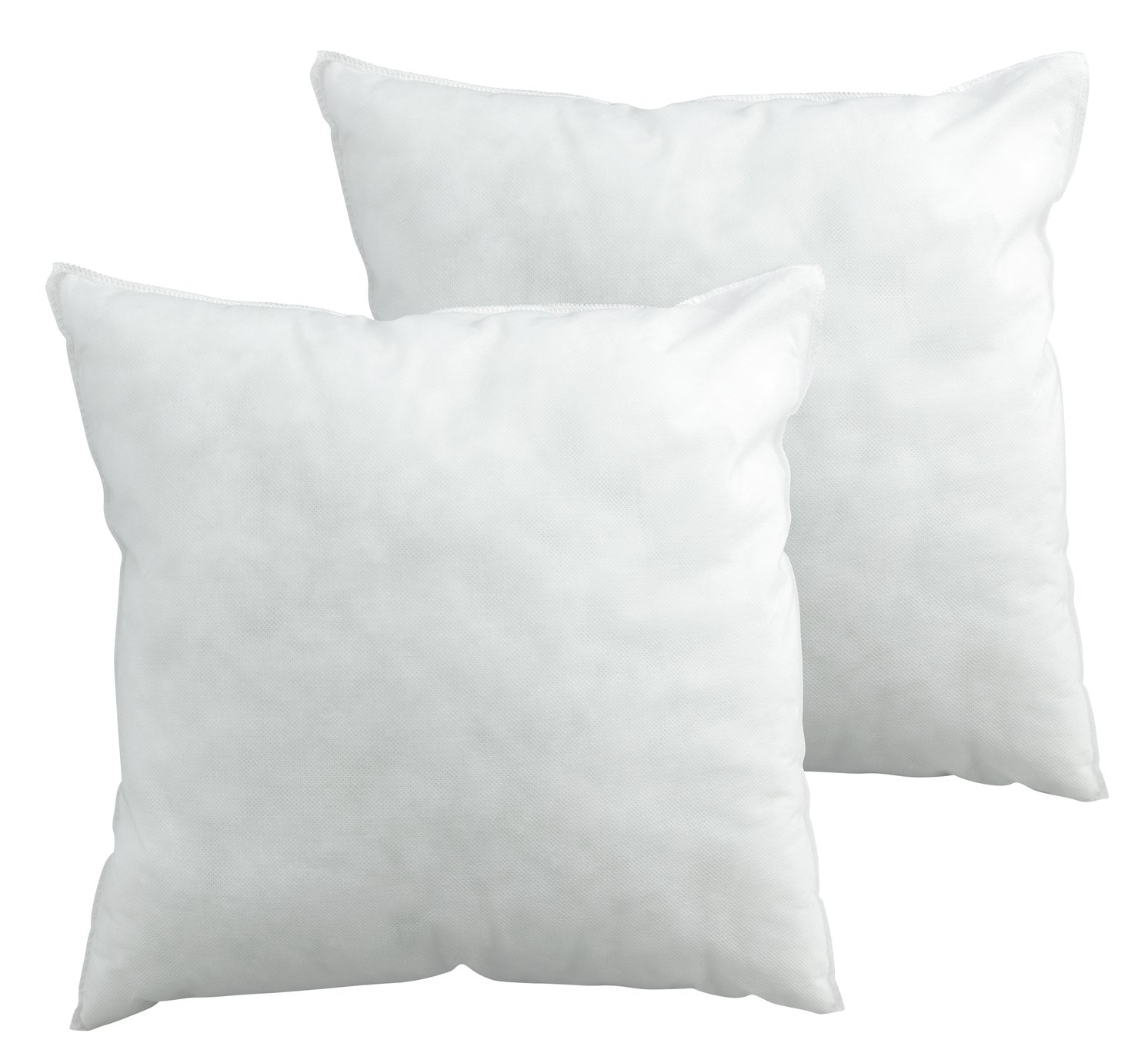 Argos Home Hollowfibre Cushion Pads -2 Pack -White - 43x43cm