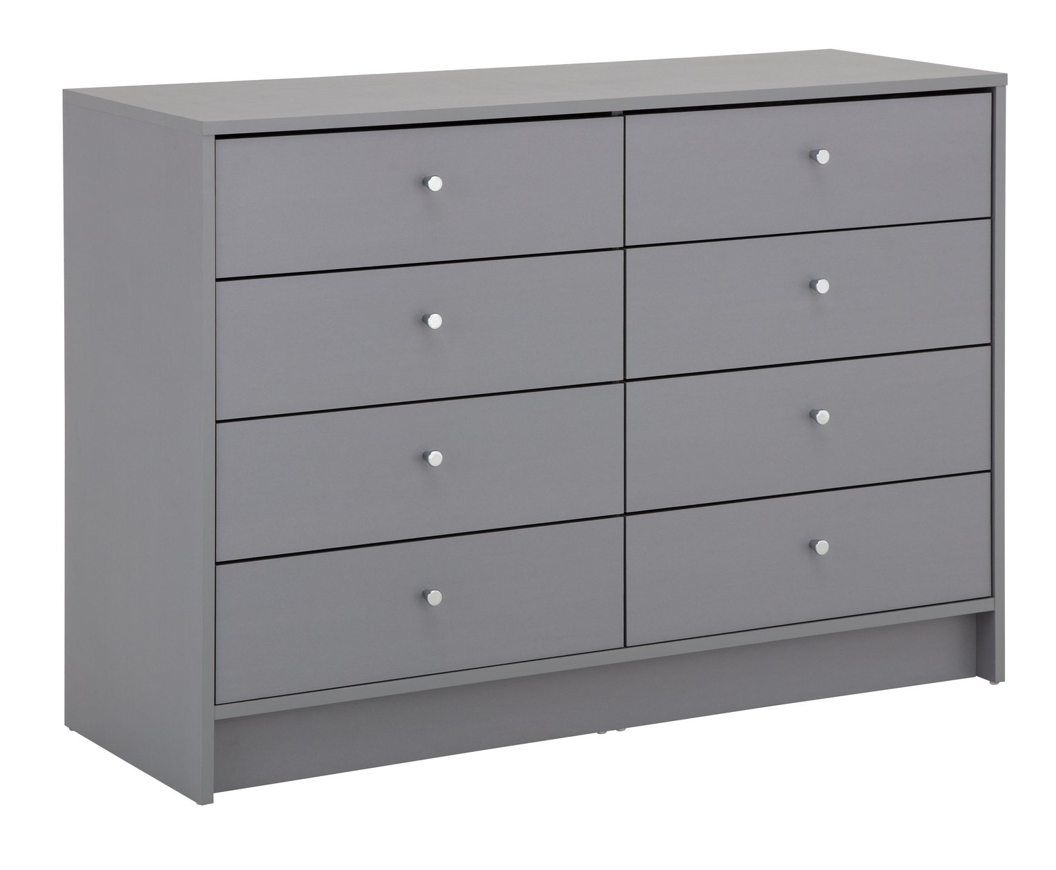 Argos Home Malibu 4   4 Drawer Chest - Grey