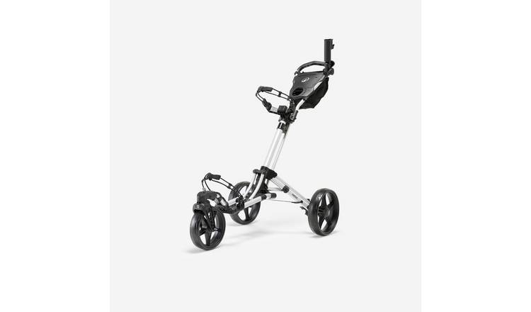 Decathlon 3-Wheel Golf Trolley 360 Degree - Silver