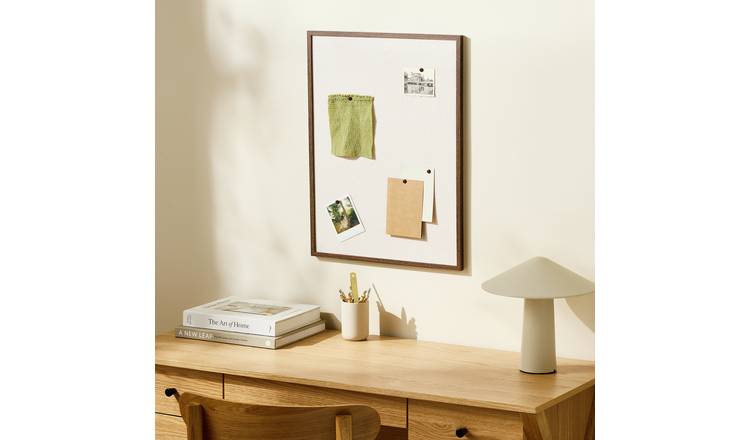 Argos Home Walnut Memo Board - Natural