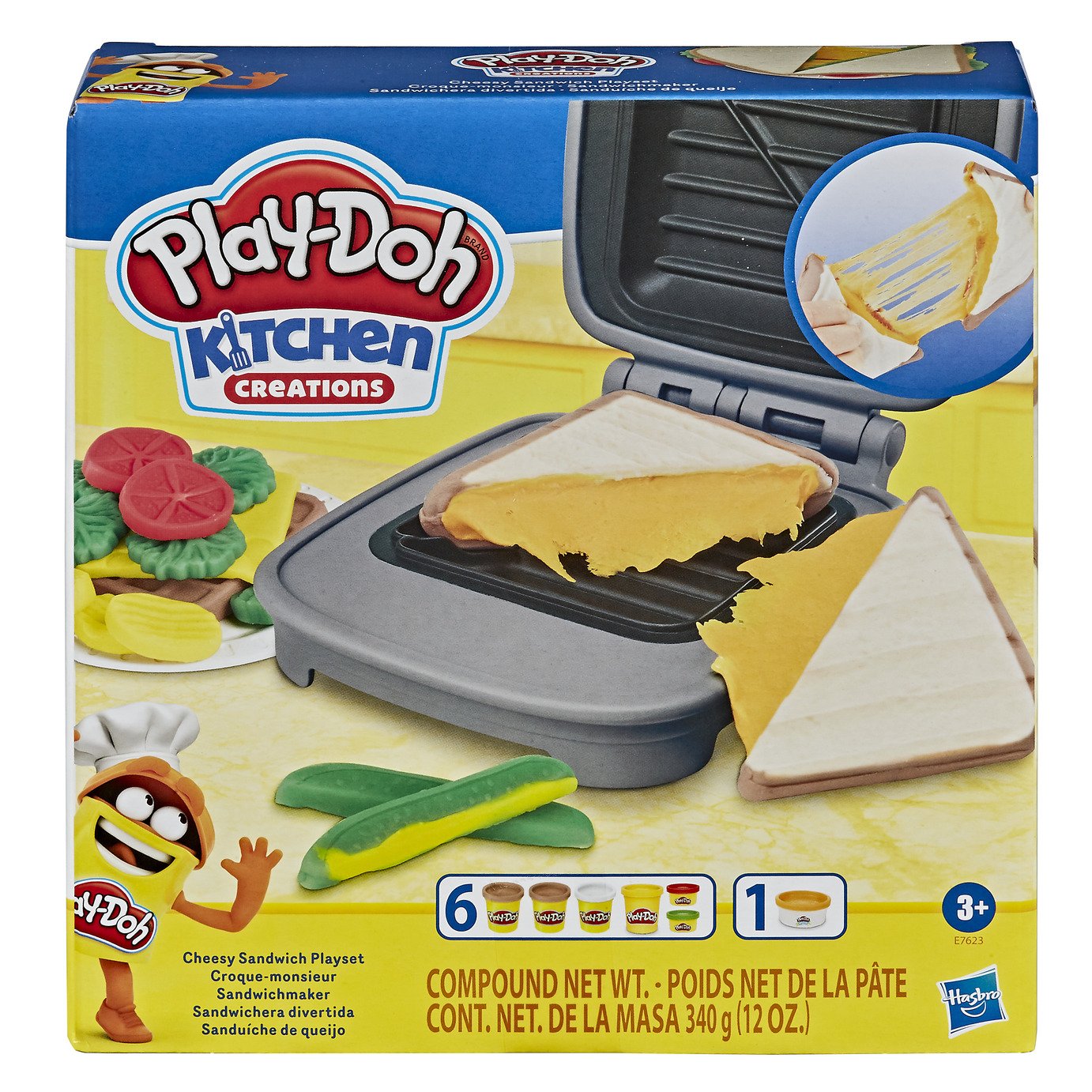 Play-Doh Kitchen Creations Cheesy Sandwich Playset Review