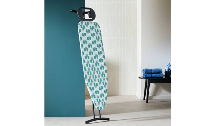 Habitat Geo 124 x 38 cm Ironing Board Cover - Teal