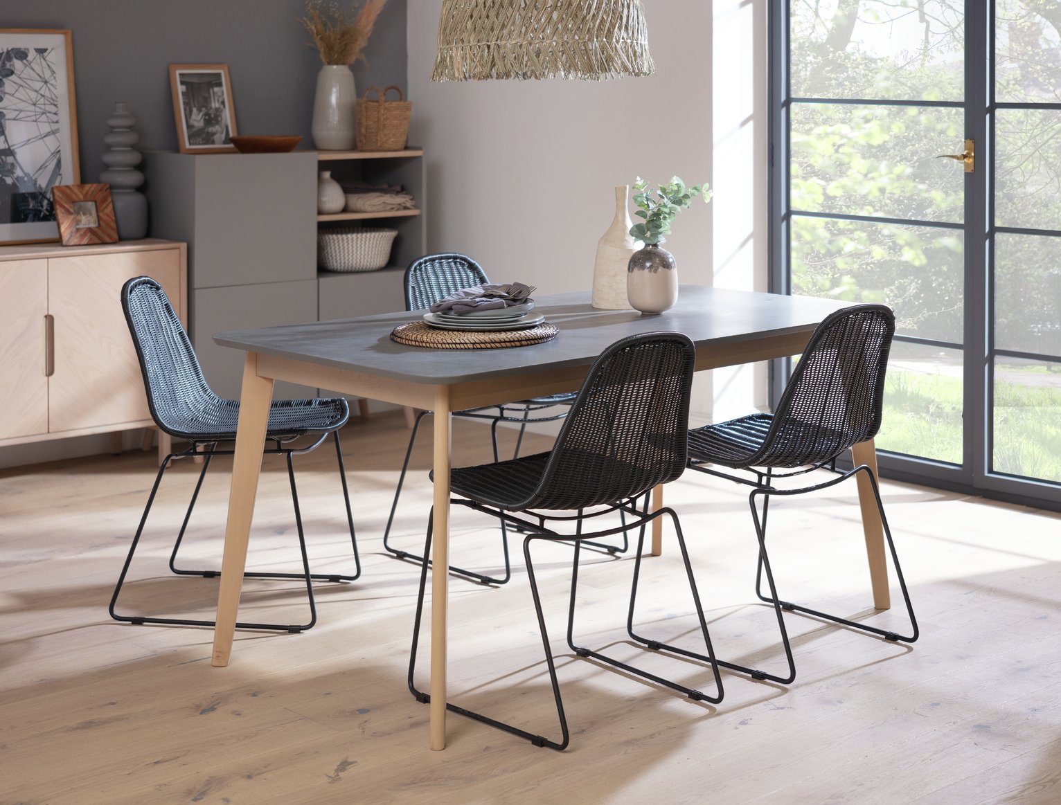 Argos Home Skandi Concrete Effect 6 Seater Dining Table Reviews