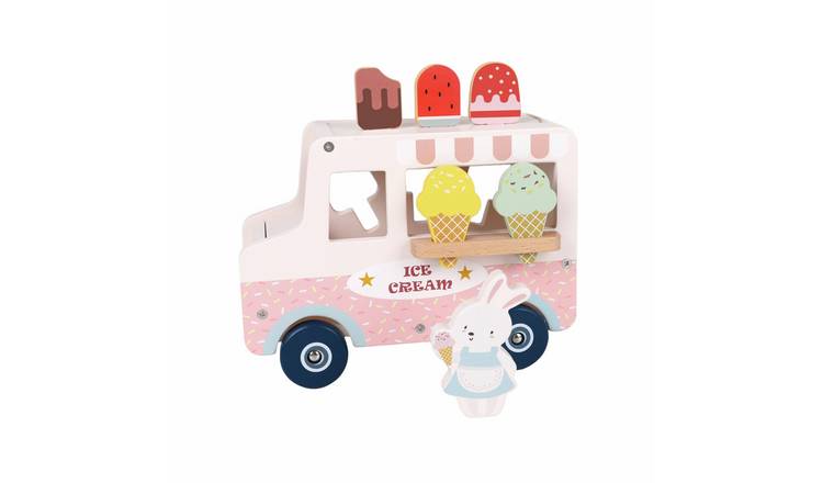 Chad Valley Wooden Ice Cream Van Playset