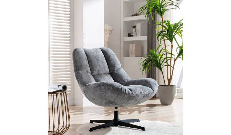 Dorel Silverdale Fabric Accent Chair - Grey