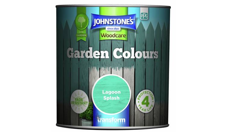 Johnstone's Garden Colours Paint 1L - Lagoon Splash