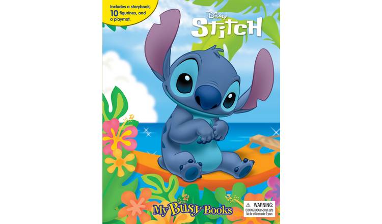 Disney Stitch My Busy Book with 10 Figurines and Playmat