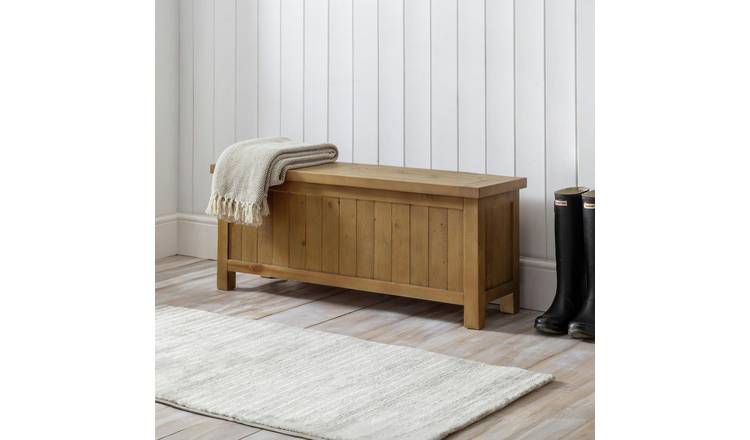Julian Bowen Aspen Shoe Storage Bench - Natural
