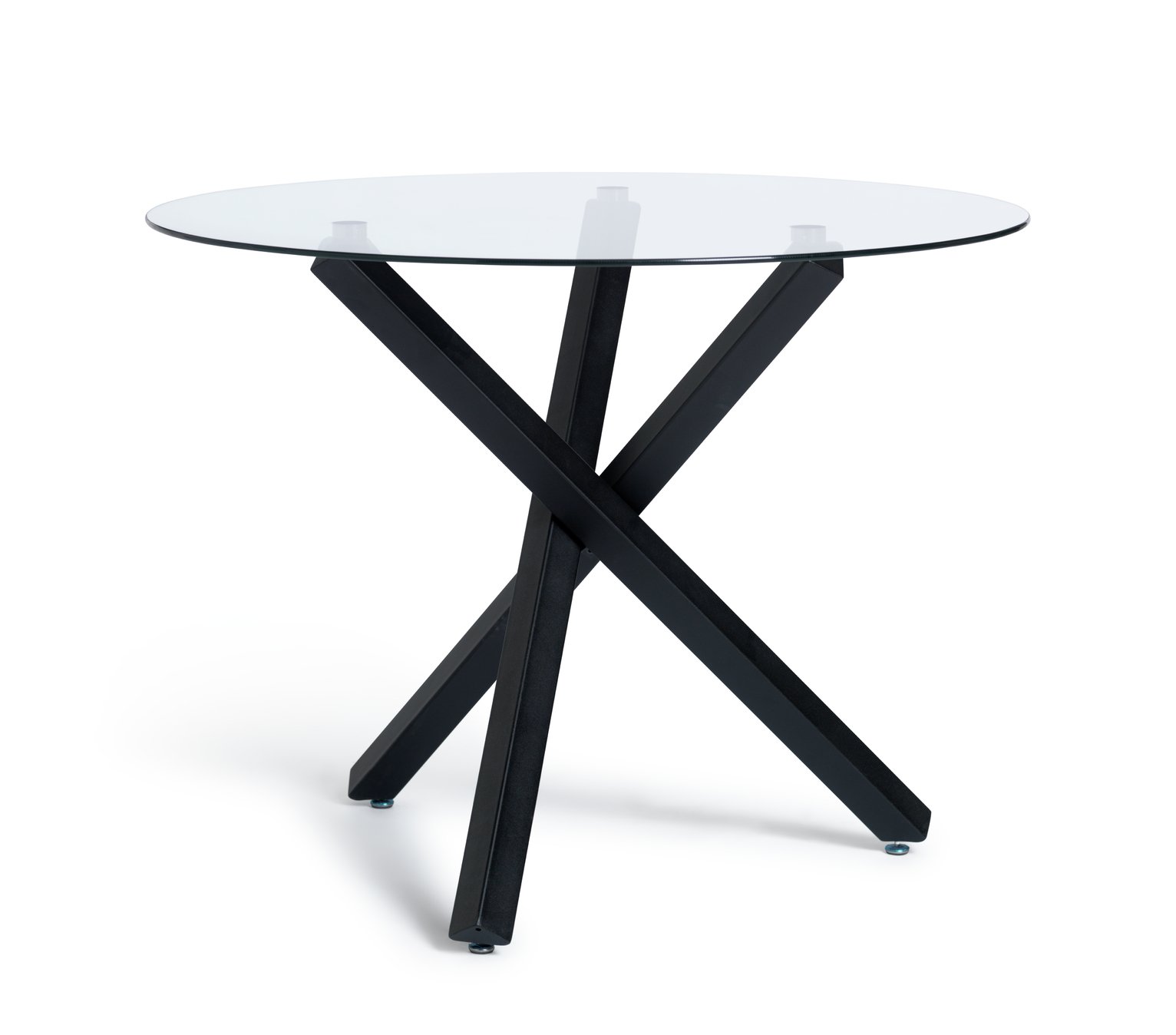 Argos Home Ava Glass 4 Seater Round Dining Table Review