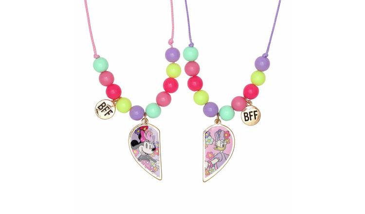 Disney Minnie Mouse and Daisy Duck BFF Necklace Set - Pack of 2