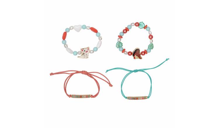 Disney Moana Best Friend Bracelet Set - Pack of 4