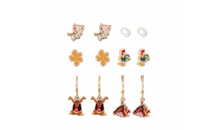 Disney Moana Earrings Set - Pack of 6