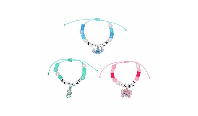 Disney Stitch Best Friend Bracelet Set - Pack of 3