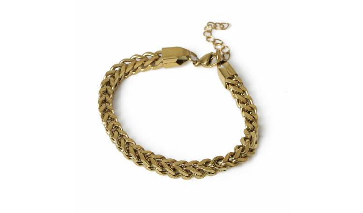 Uncommon Souls Gold Tone Link Chain Bracelet