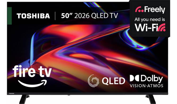 Toshiba 50 Inch 50QF2653DB Smart 4K UHD HDR Freely Fire TV
