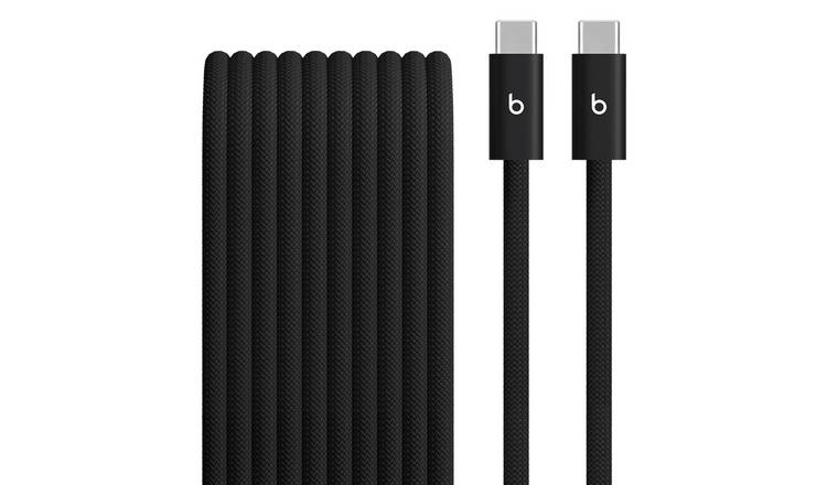 Beats 3m 240W USB-C to USB-C Braided Cable - Bolt Black