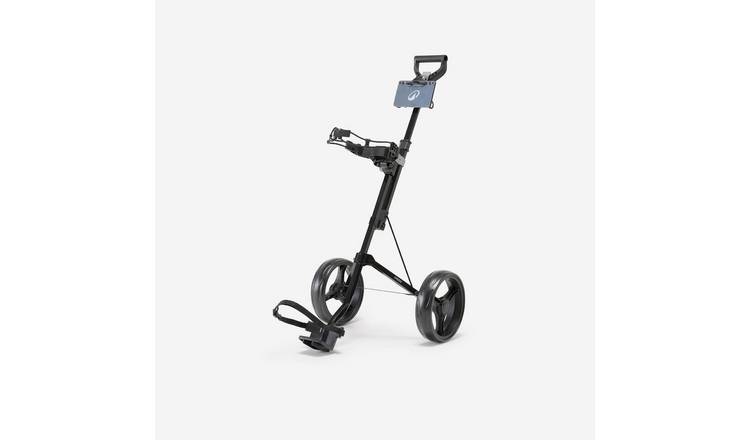 Decathlon 2-Wheel Golf Trolley - Black