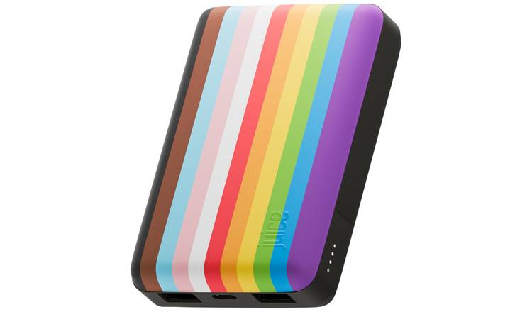 Juice ECO 3 Charge 10000mAh Portable Power Bank - Rainbow/Pride Edition