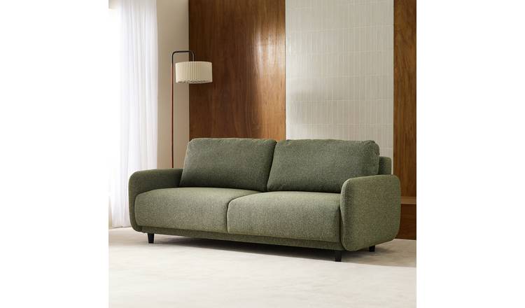 Habitat Eric Fabric 3 Seater Sofa Bed - Green