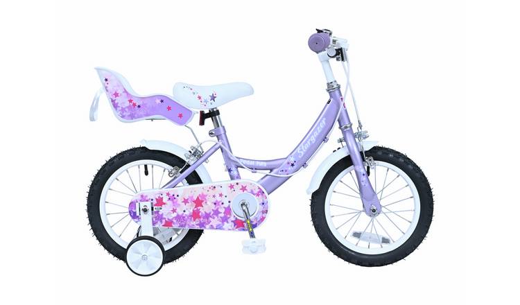 Pedal Pal 14 Inch Wheel Size Stargazer Girls Bike - Lilac