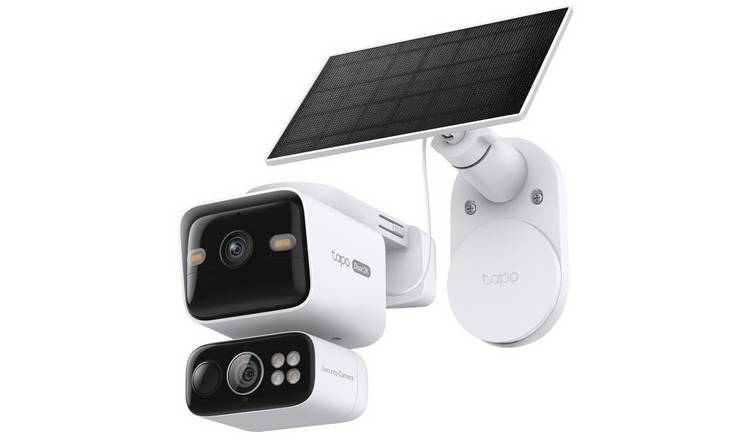 Tapo TC93D 2K Solar-Powered Dual-Lens Floodlight Pan/Tilt Security Camera Kit