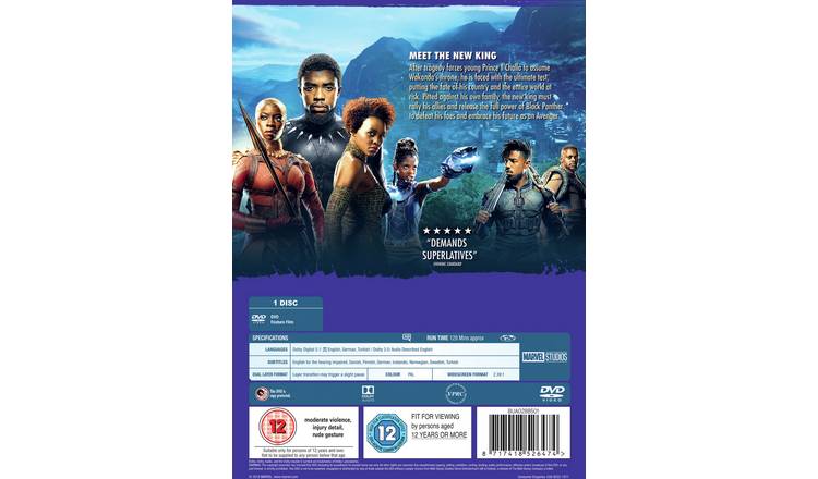 Buy Black Panther Dvd Cds Dvds And Blu Rays Argos
