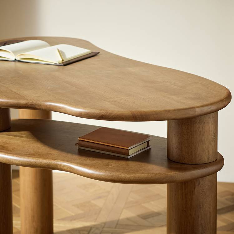 Habitat Mariel Desk - Walnut 0