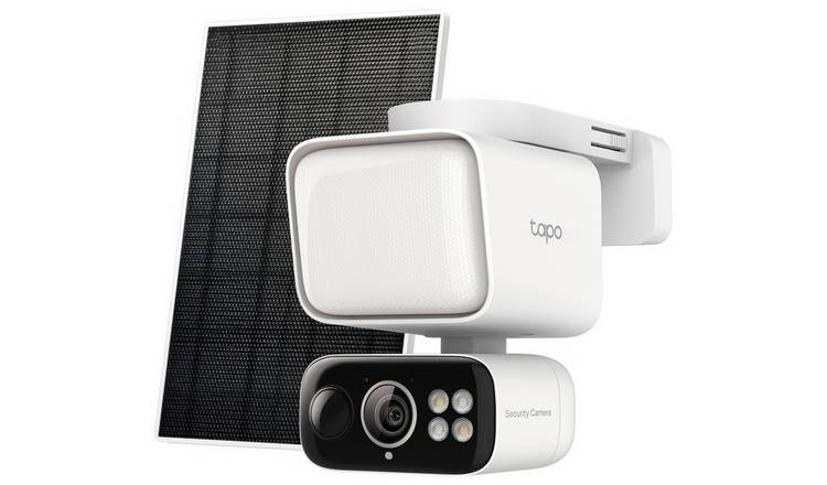 Tapo TC50 2K Solar-Powered Floodlight Pan/Tilt Security Camera Kit