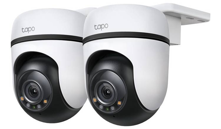 Tapo C510W 2K Outdoor Pan/Tilt Smart Security Wi-Fi Camera - Pack of 2