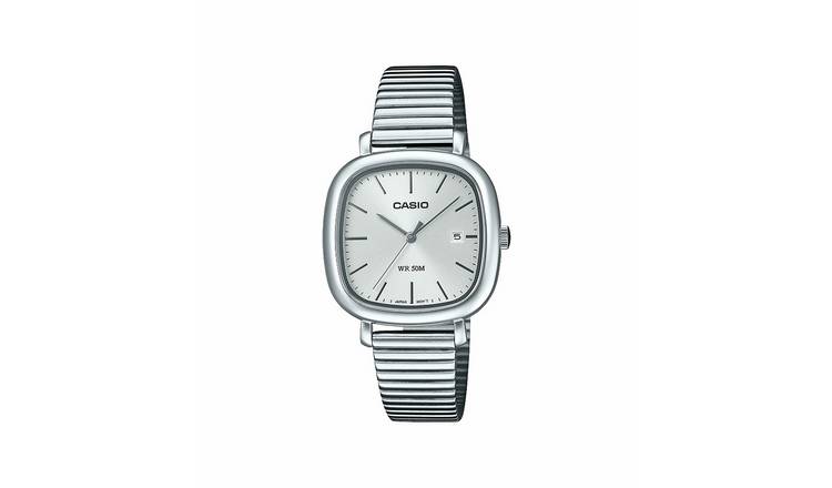 Casio LTP-B166 Silver Dial Stainless Steel Analogue Watch
