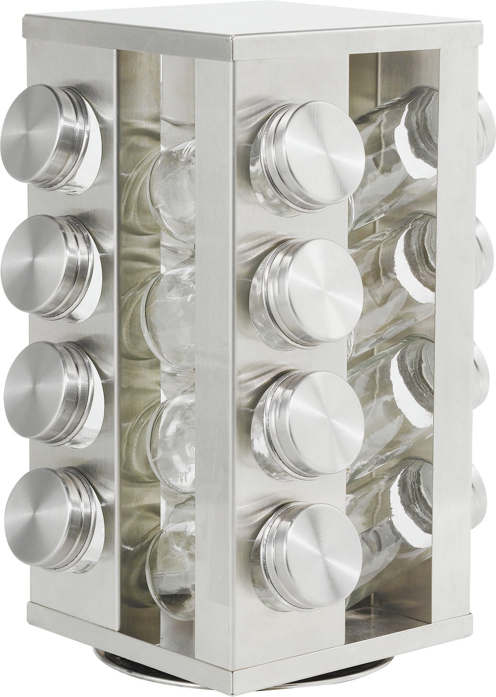 Argos Home 16 Jar Stainless Steel Revolving Spice Rack Reviews