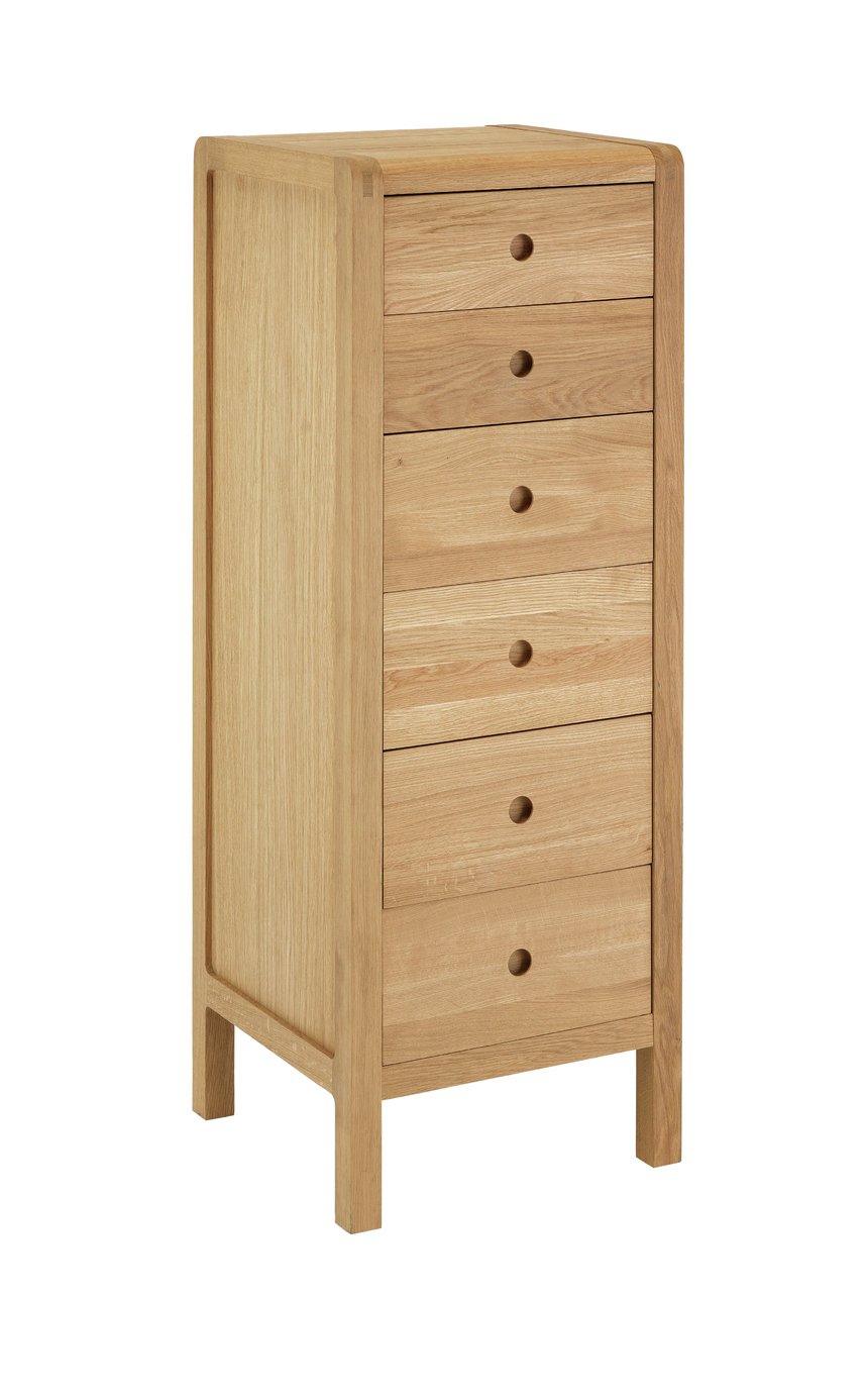 Habitat Radius 6 Drawer Chest - Oak