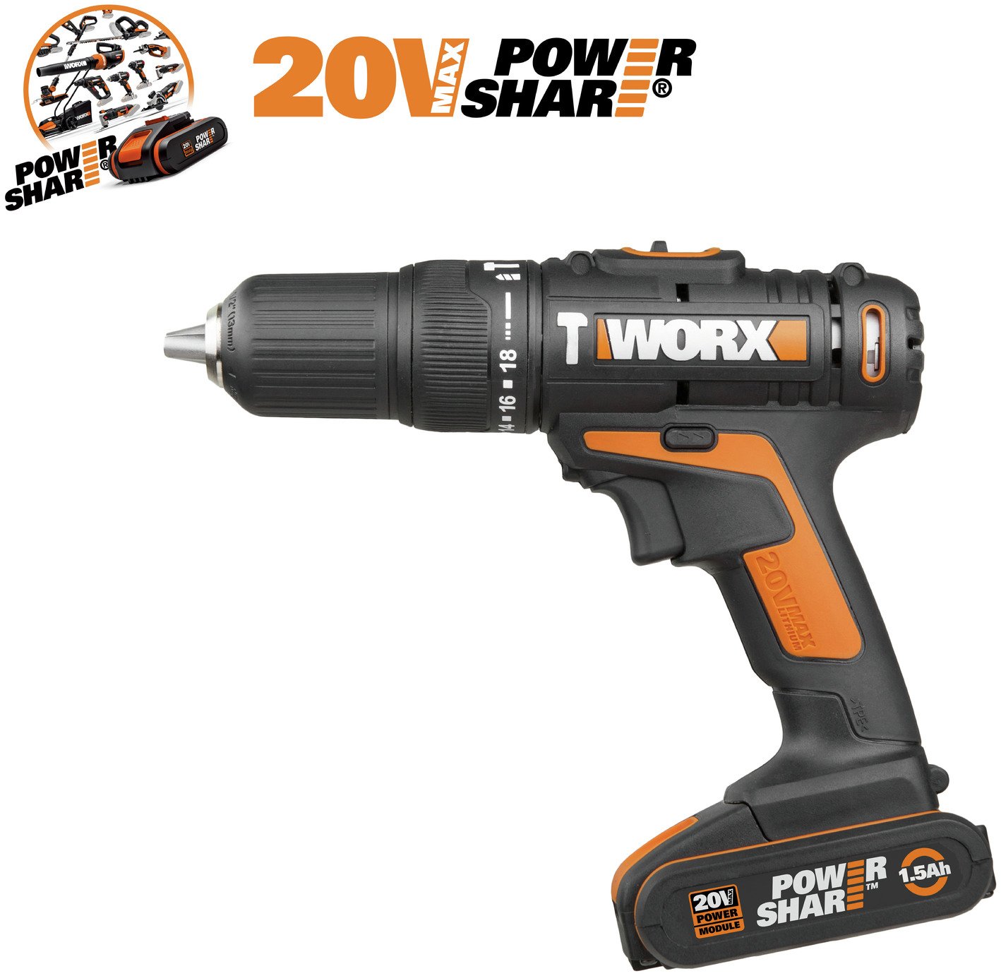 WORX WX386.4 18V 20V MAX Cordless Hammer Drill +50pc Set Review